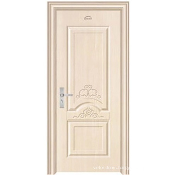 Good Quality Steel Wood Interior Exterior House Door-667